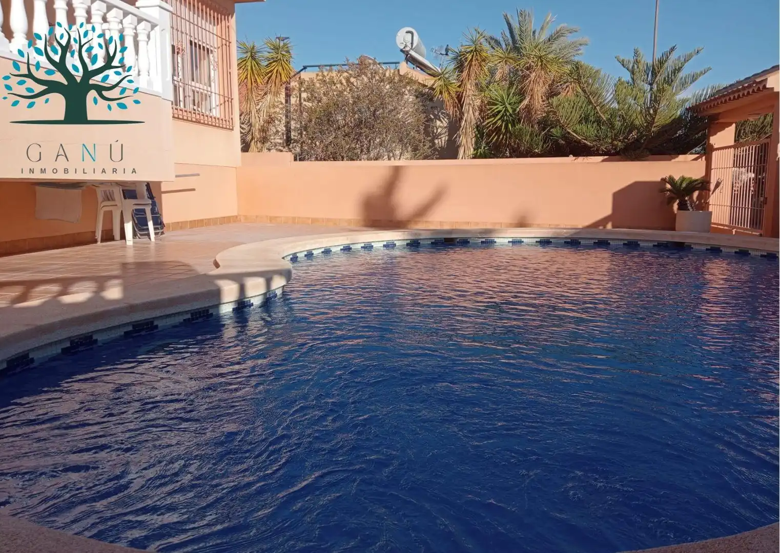 Piscina de Casa o xalet en venda en Mazarrón amb Calefacció, Jardí privat i Terrassa