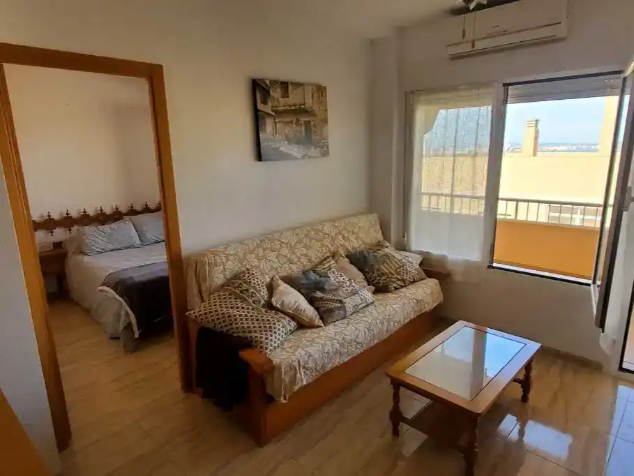 Sala de estar de Piso de alquiler en Cartagena con Aire acondicionado y Amueblado