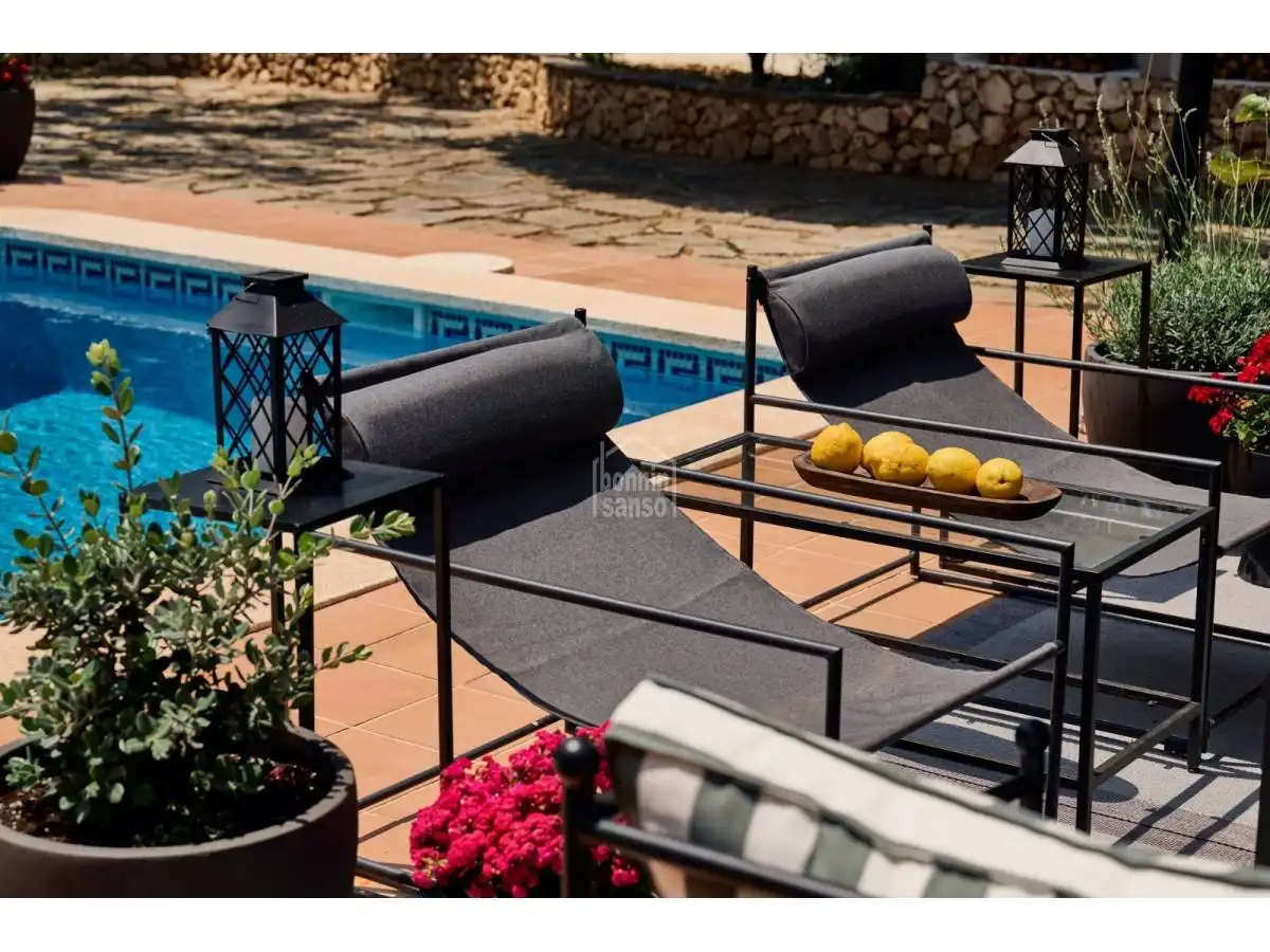 Terraza de Casa o chalet en venta en Sant Lluís con Calefacción, Jardín privado y Terraza