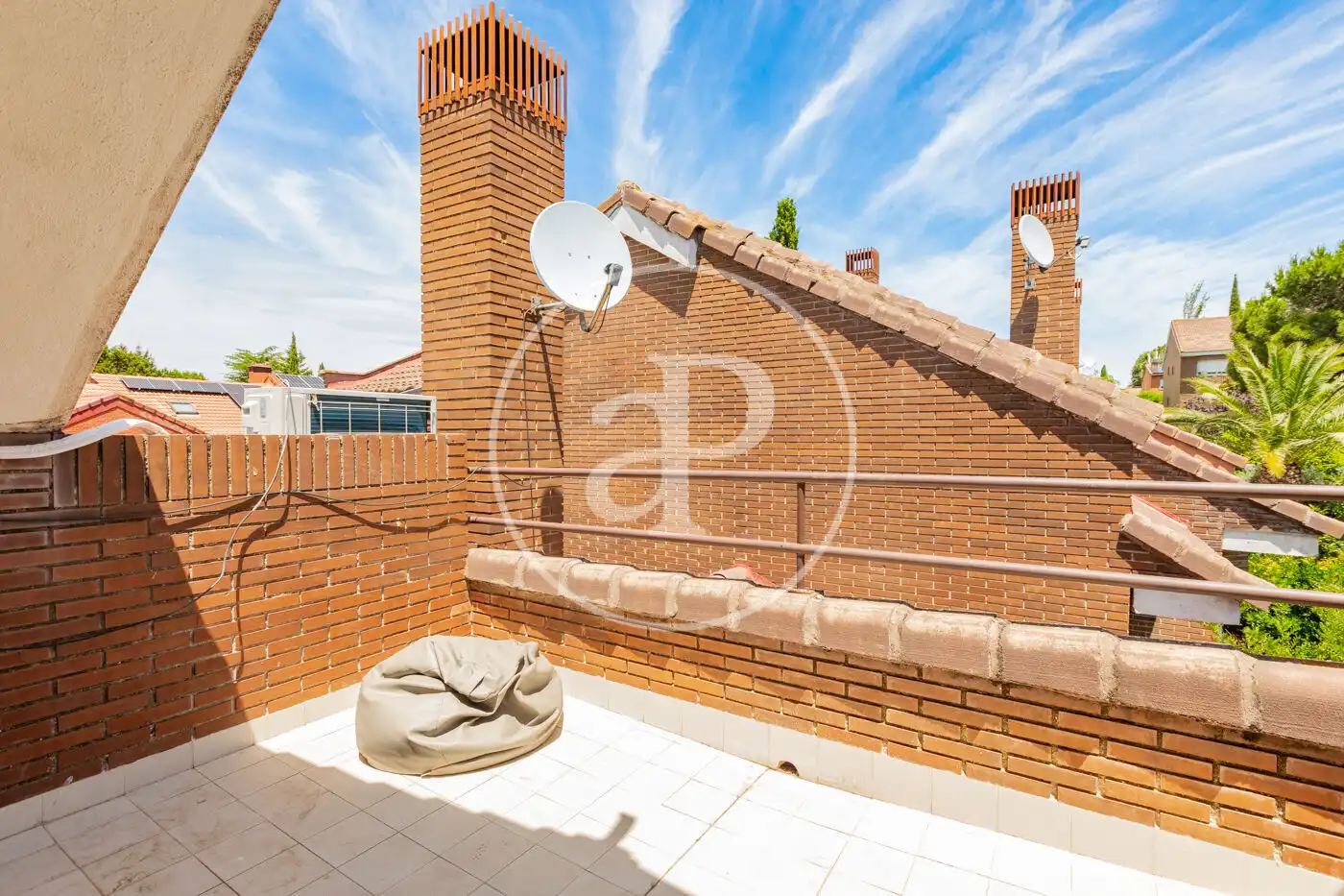 Terraza de Casa adosada de alquiler en Las Rozas de Madrid con Aire acondicionado, Calefacción y Jardín privado