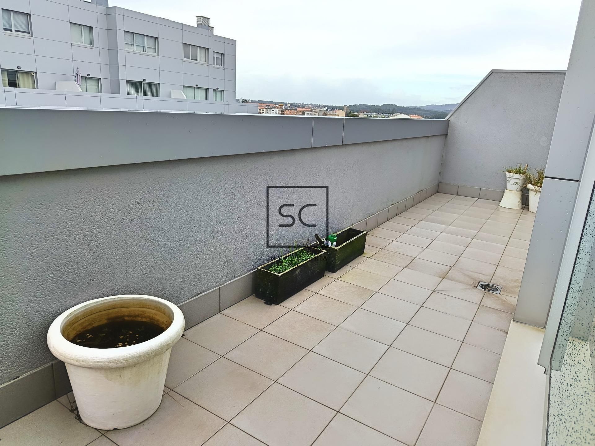 Terrace of Duplex for sale in Narón  with Heating, Terrace and Storage room