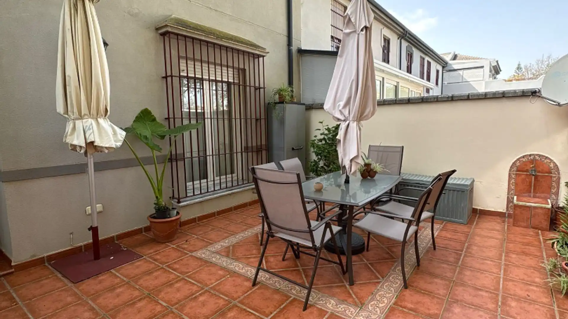Terraza de Casa adosada en venta en Jerez de la Frontera con Aire acondicionado, Trastero y Balcón