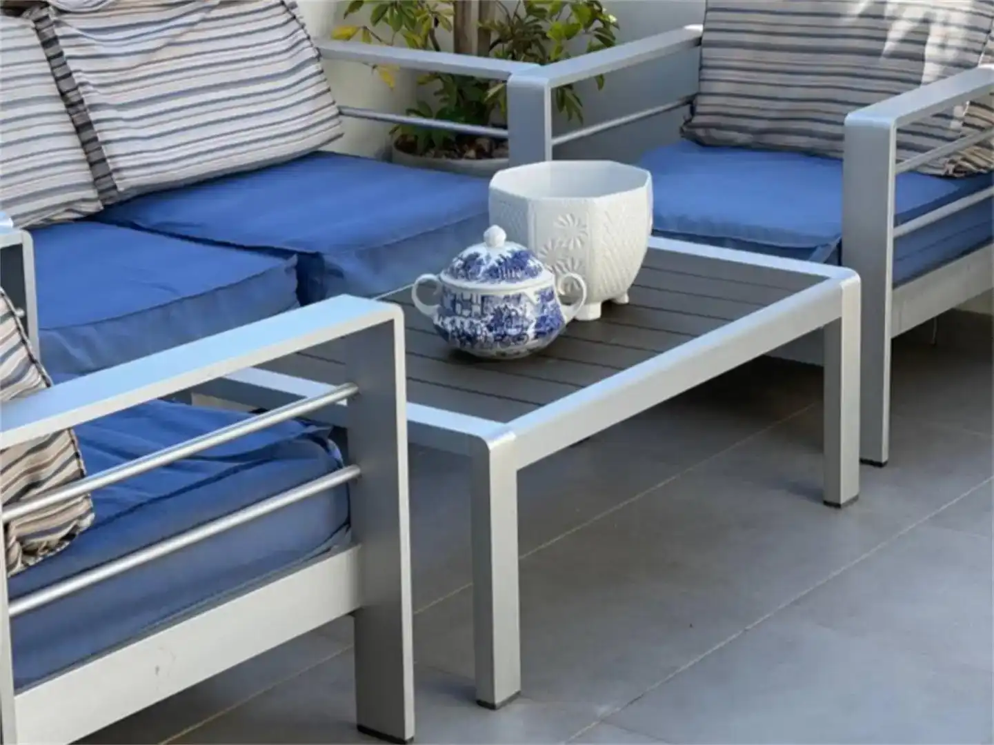 Terrassa de Apartament en venda en Calpe / Calp amb Aire condicionat, Piscina i Balcó