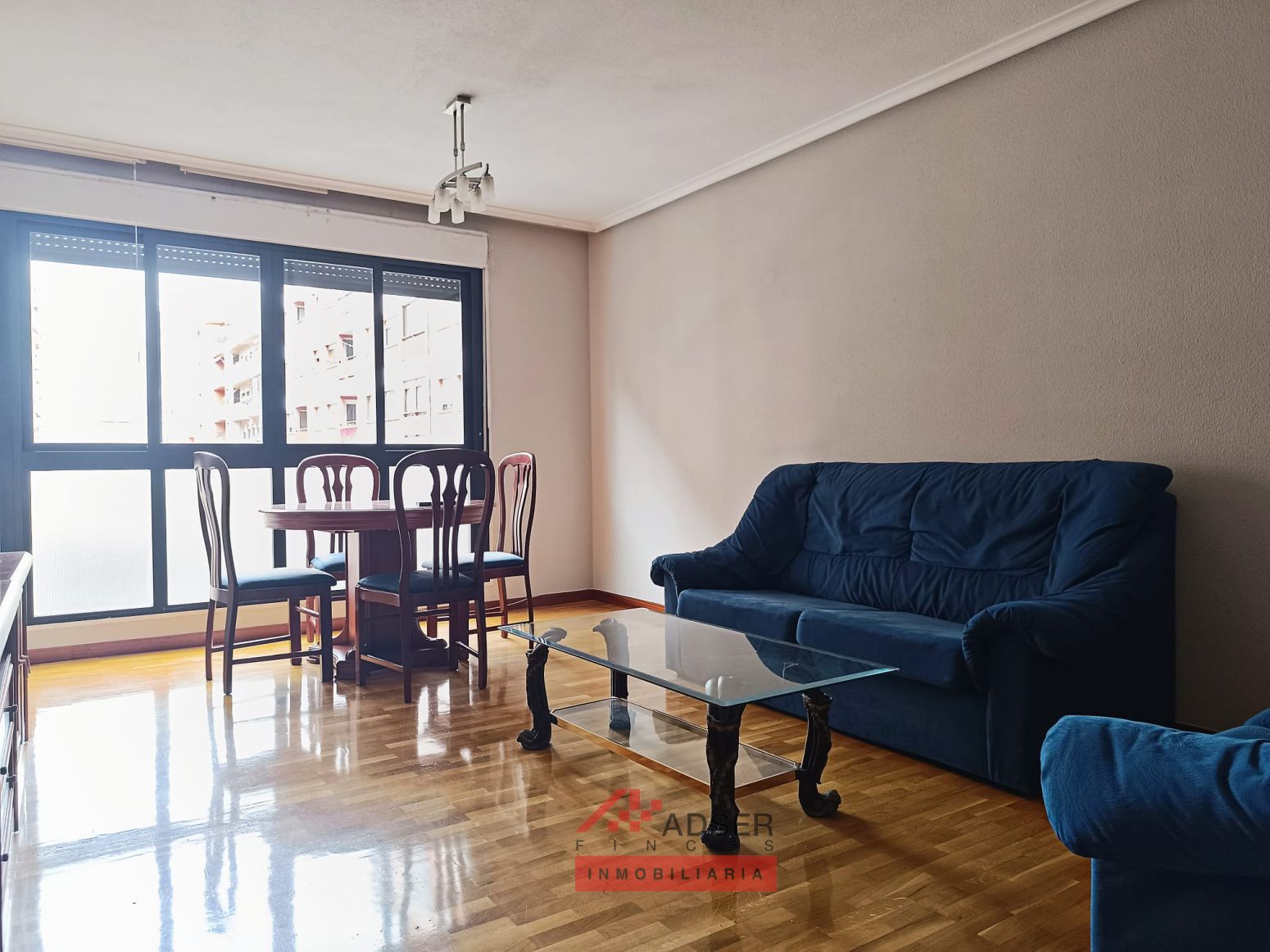 Living room of Flat for sale in  Logroño  with Heating, Parquet flooring and Storage room
