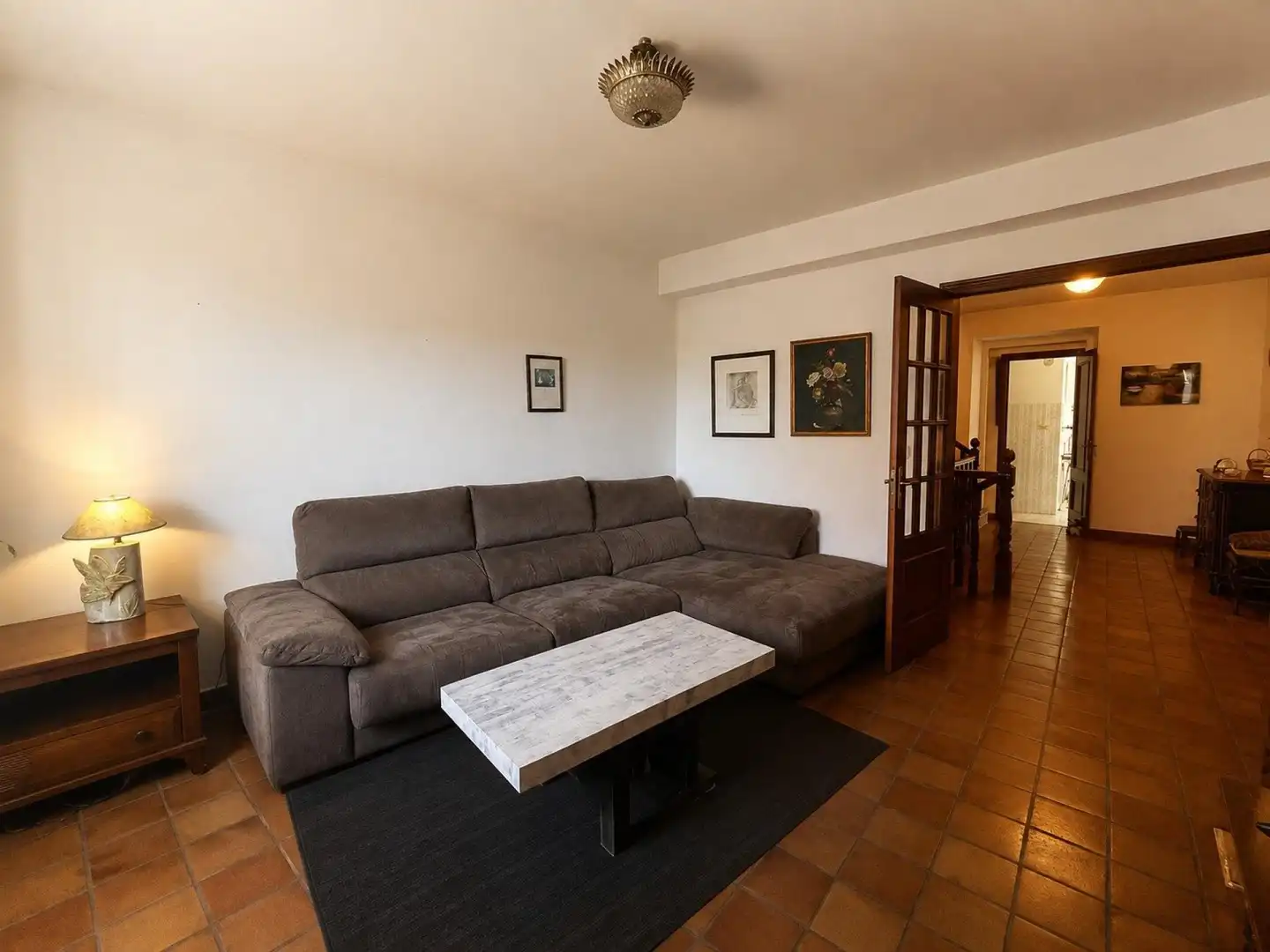 Living room of Country homes for sale in Vilanova de Arousa  with Air Conditioner and Heating