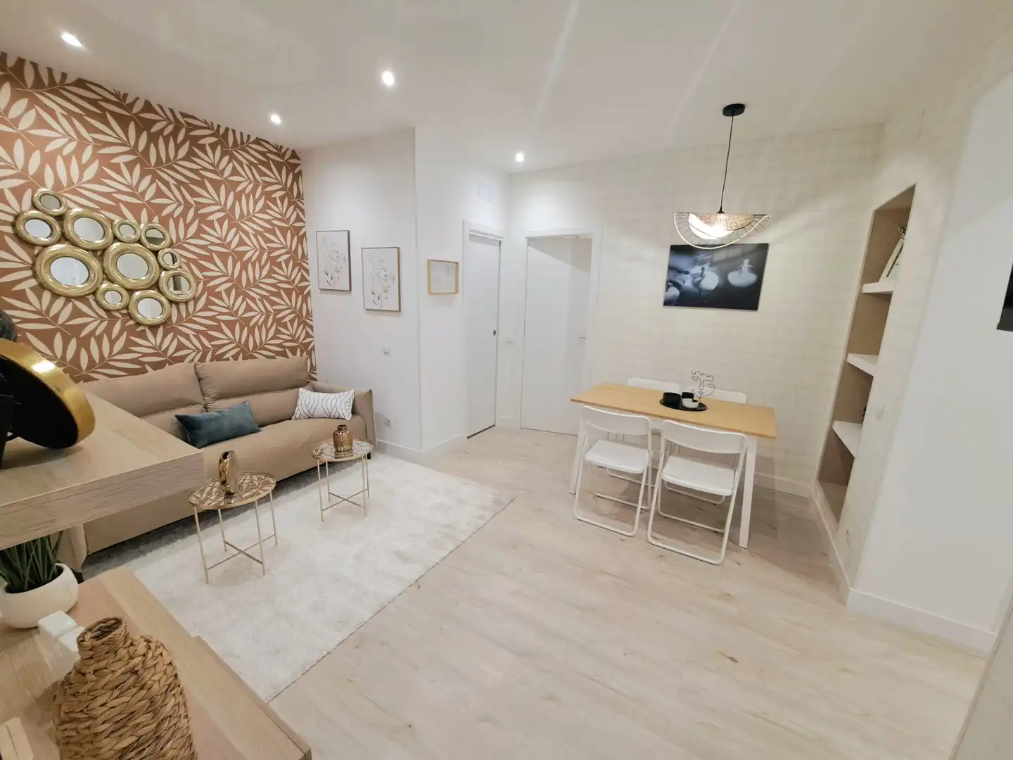 Wohnzimmer von Wohnung zum Verkauf in Madrid mit Klimaanlage, Heizung und Parkett