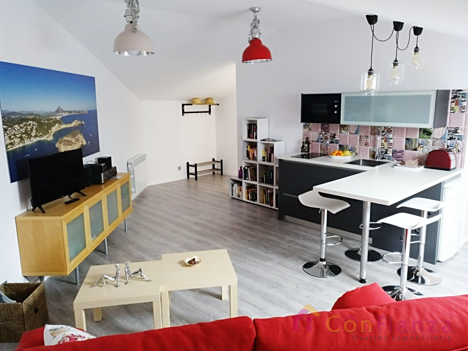 Living room of Flat to rent in Alfoz de Quintanadueñas  with Heating and Furnished