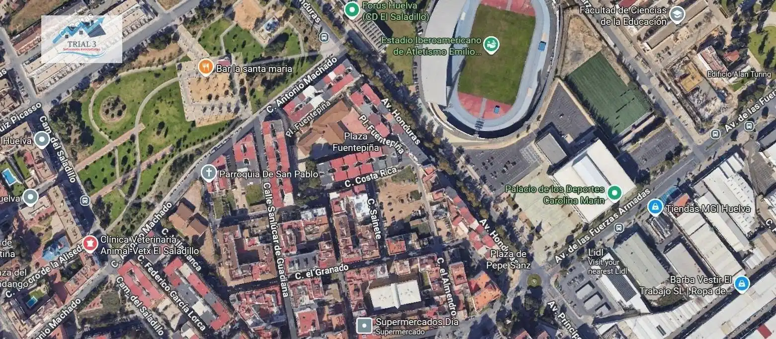 Vista exterior de Pis en venda en Huelva