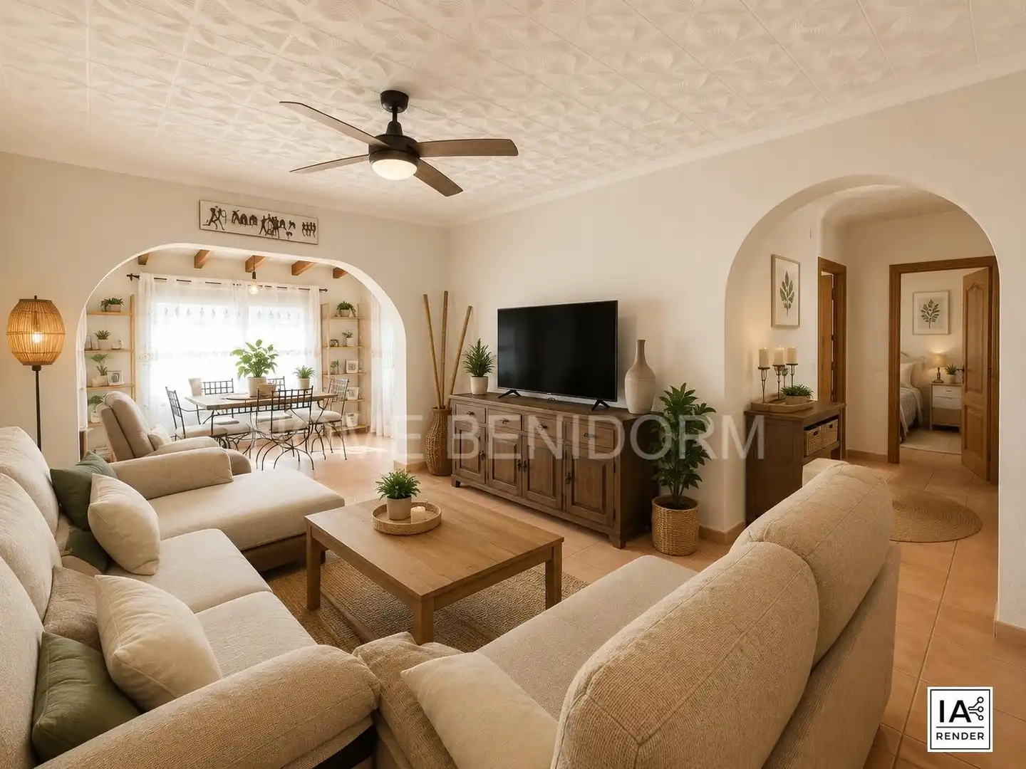 Living room of Houses for sale in La Nucia  with Private garden, Terrace and Storage room