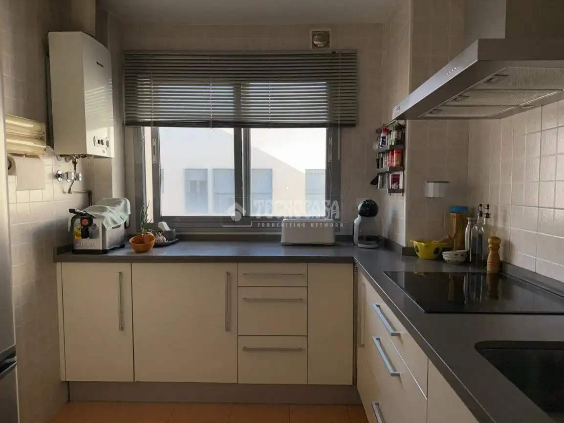 Cocina de Ático en venta en La Algaba con Aire acondicionado y Terraza