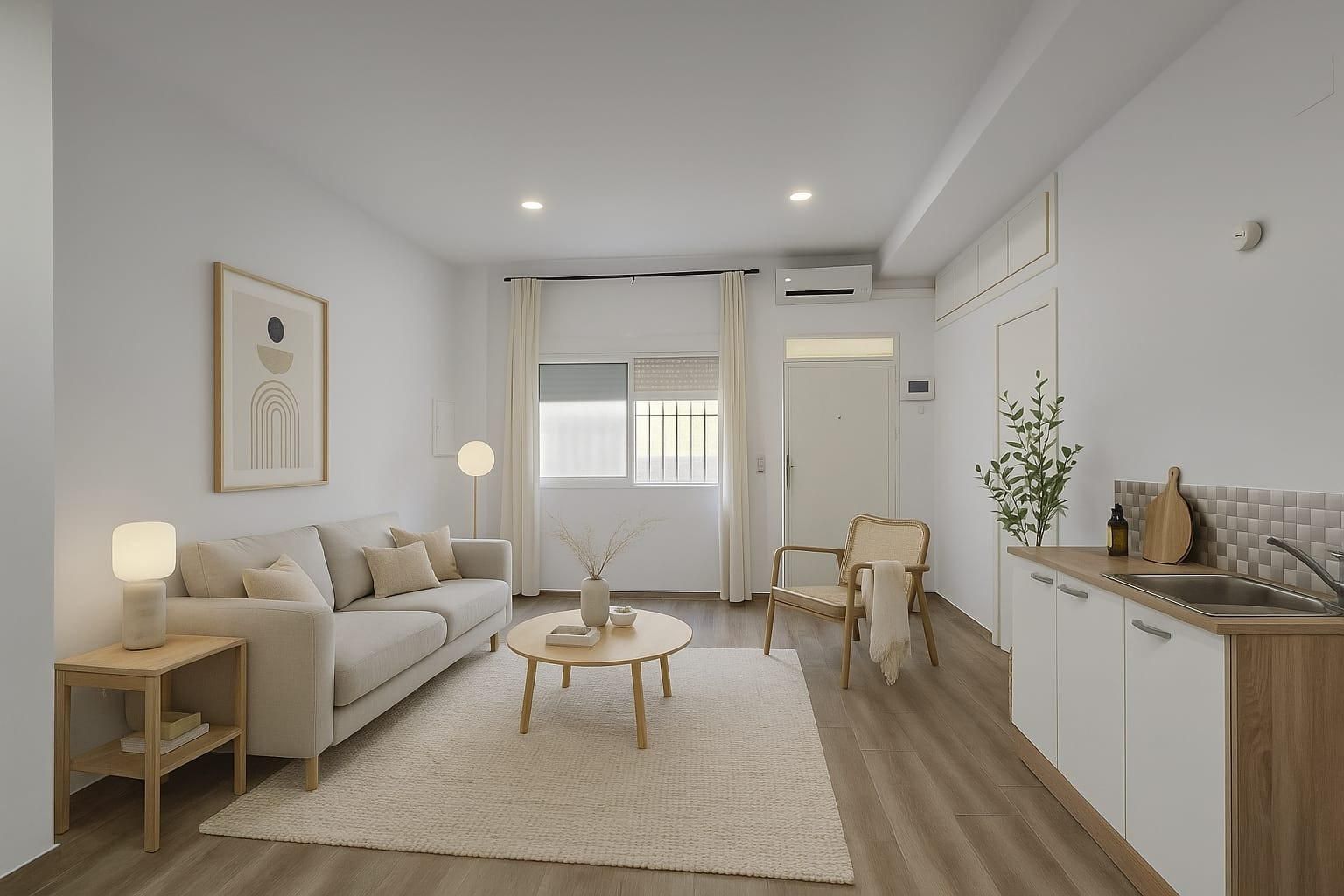 Sala d'estar de Loft en venda en  Sevilla Capital amb Aire condicionat