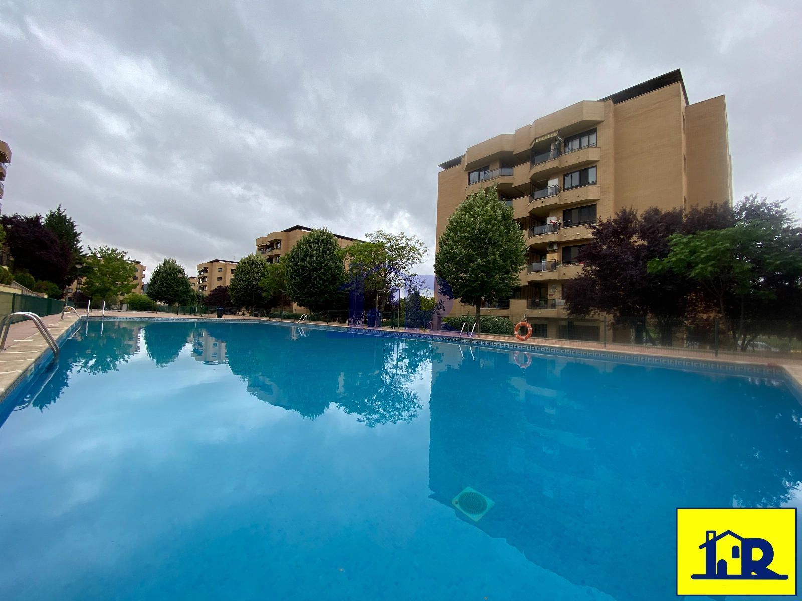 Swimming pool of Flat for sale in Cuenca Capital  with Heating, Parquet flooring and Terrace