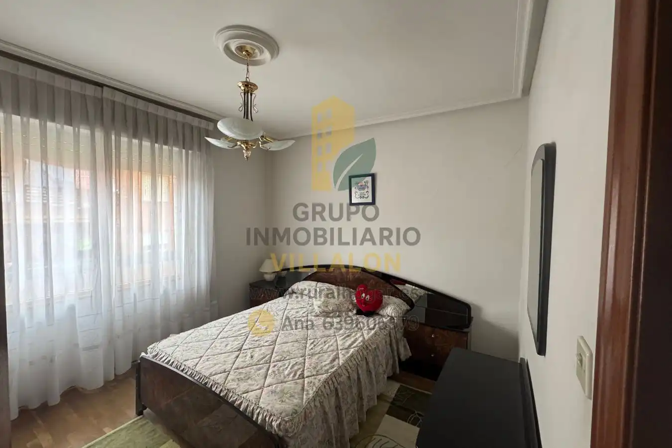 Bedroom of Flat for sale in León Capital   with Heating, Terrace and Furnished
