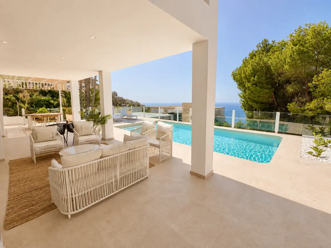 Terraza de Casa o chalet en venta en Altea con Aire acondicionado, Calefacción y Jardín privado
