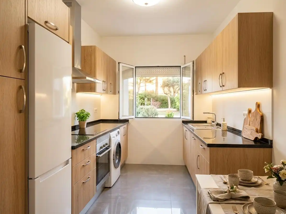 Kitchen of Flat for sale in Ourense Capital   with Heating