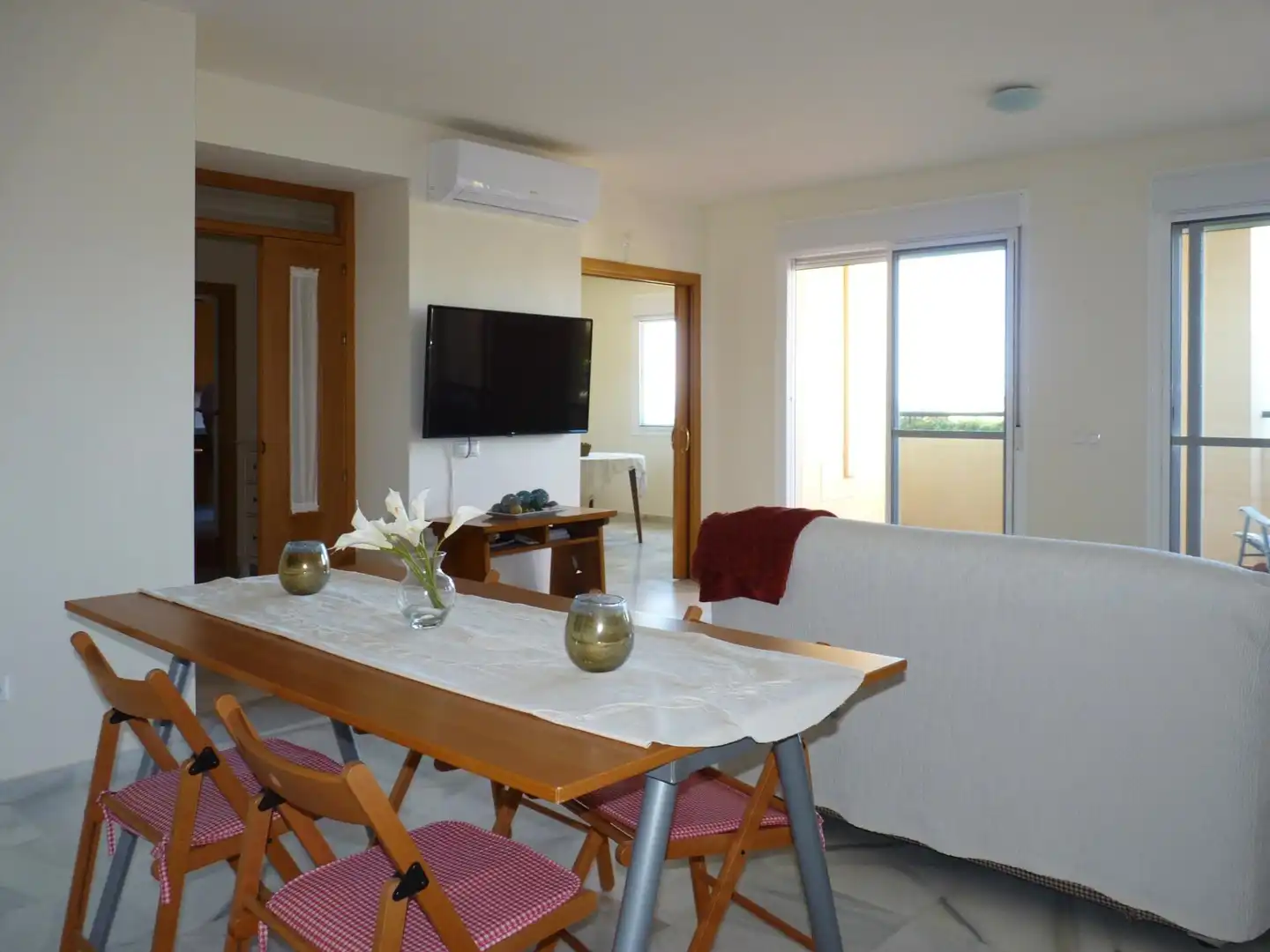 Wohnzimmer von Maisonette zum Verkauf in Vélez-Málaga mit Klimaanlage, Heizung und Privatgarten