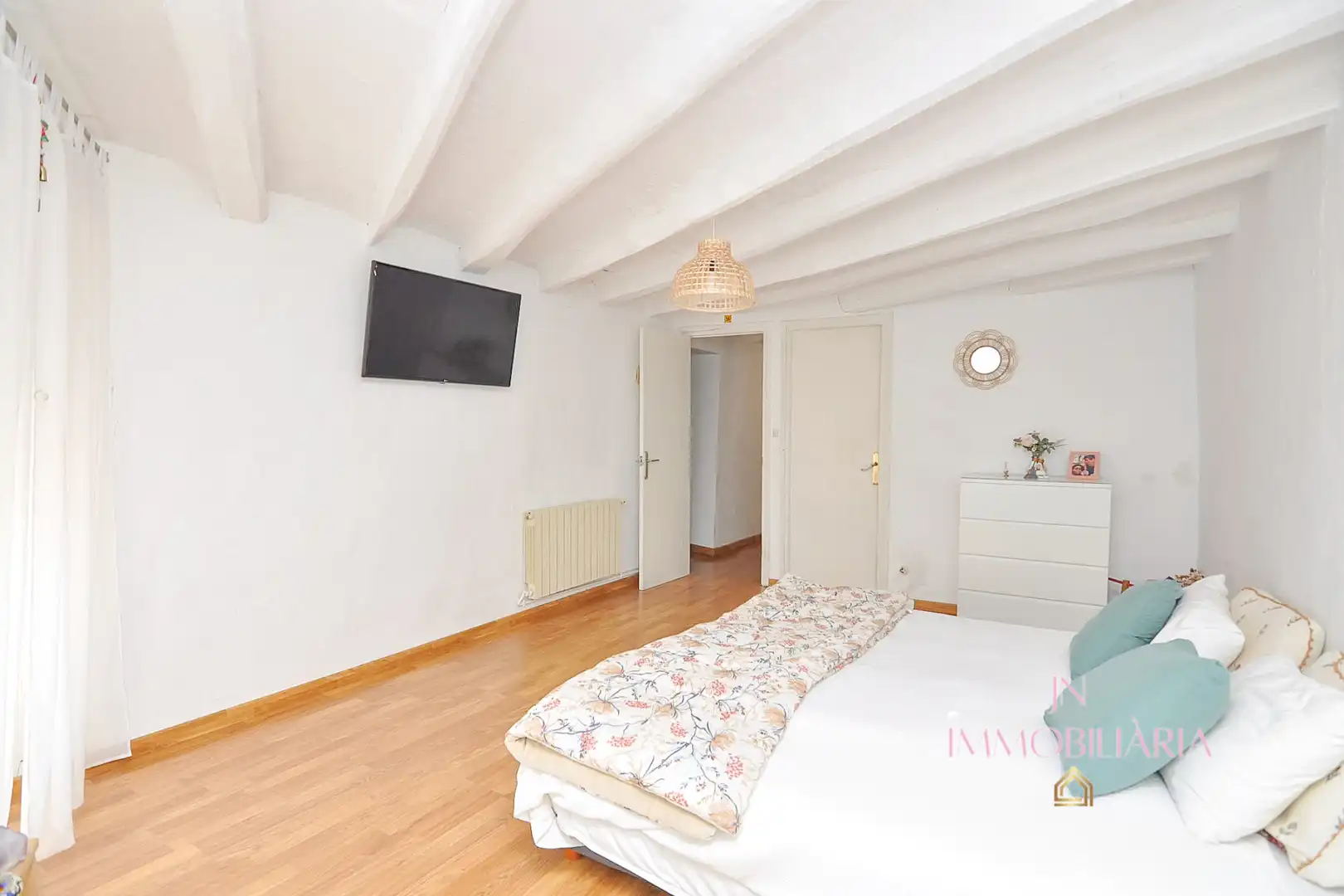 Schlafzimmer von Haus oder Chalet zum Verkauf in Piera mit Heizung, Parkett und Terrasse