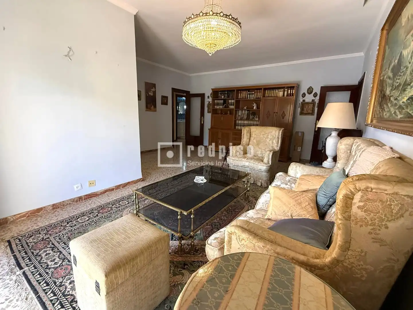 Sala de estar de Piso de alquiler en Málaga con Calefacción, Terraza y Amueblado
