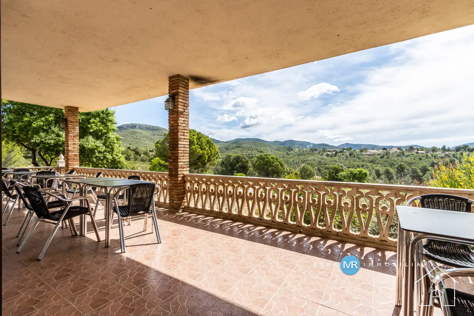 Terraza de Finca rústica en venta en Aiguamúrcia con Aire acondicionado, Calefacción y Jardín privado