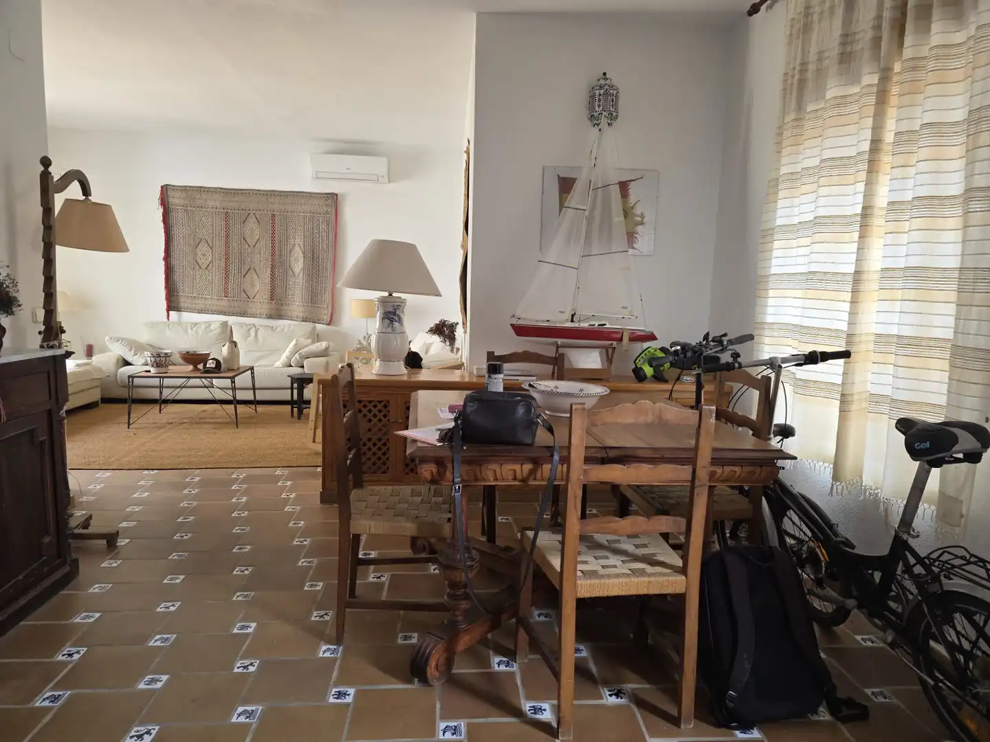 Esszimmer von Einfamilien-Reihenhaus zur Miete in San Javier mit Klimaanlage, Möbliert und Ofen