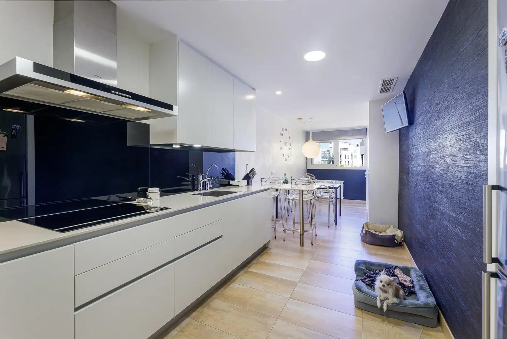 Küche von Wohnung zum Verkauf in  Palma de Mallorca mit Klimaanlage, Heizung und Balkon