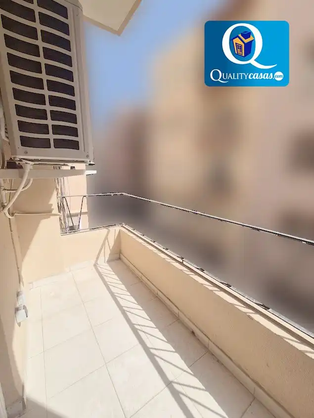 Terraza de Piso de alquiler en Alicante / Alacant con Aire acondicionado