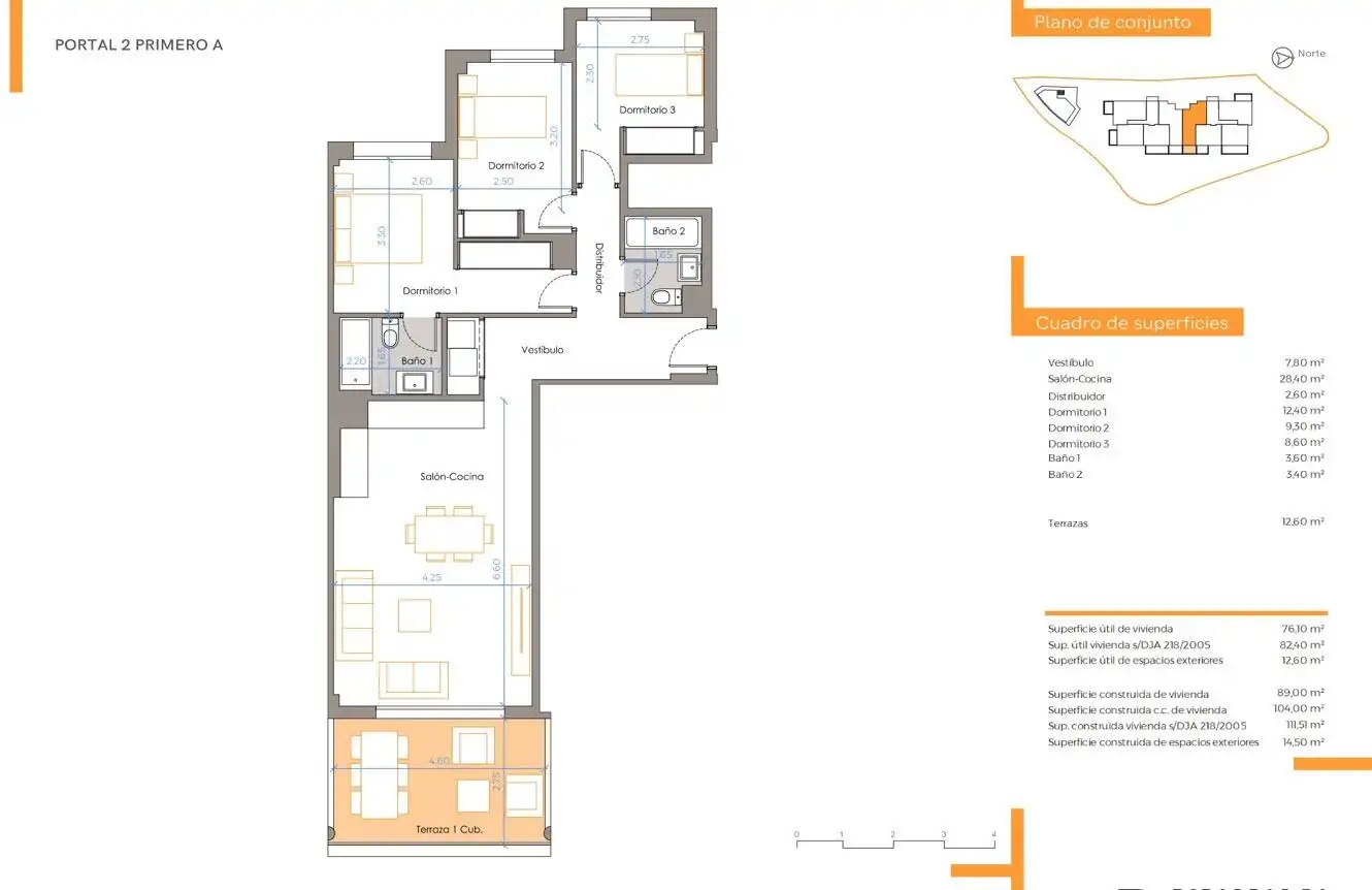 Apartament amb piscina en venda a El Faro de Calaburra - Chaparral, imagen 4