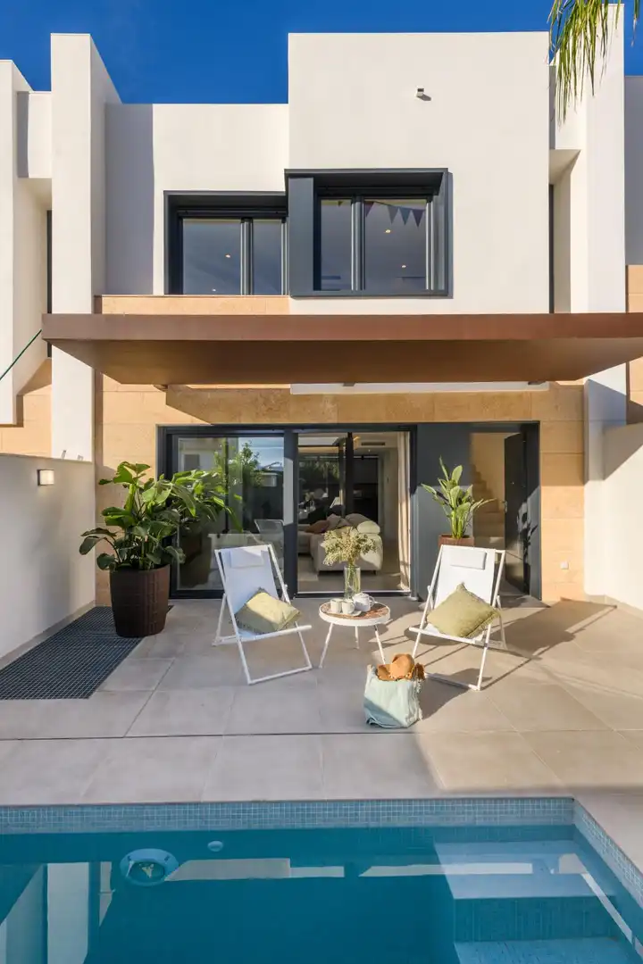 Terrassa de Casa o xalet en venda en Murcia amb Aire condicionat, Jardí privat i Terrassa