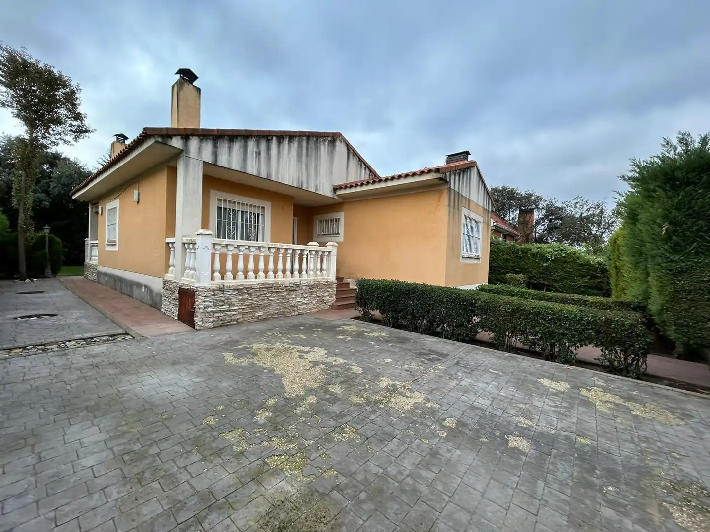 Vista exterior de Casa o xalet en venda en Pioz amb Calefacció, Jardí privat i Alarma