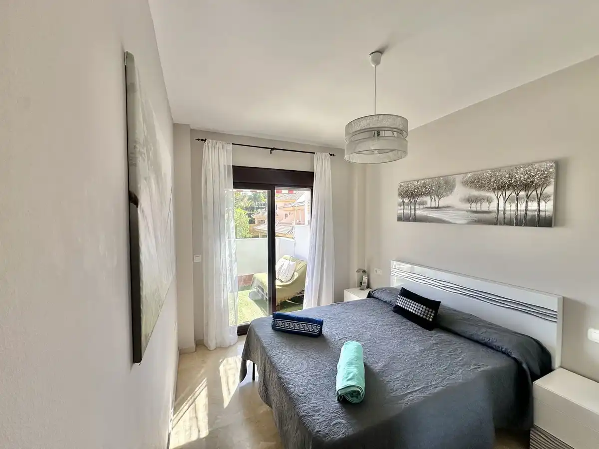 Schlafzimmer von Wohnungen zum Verkauf in Mijas mit Klimaanlage, Heizung und Terrasse