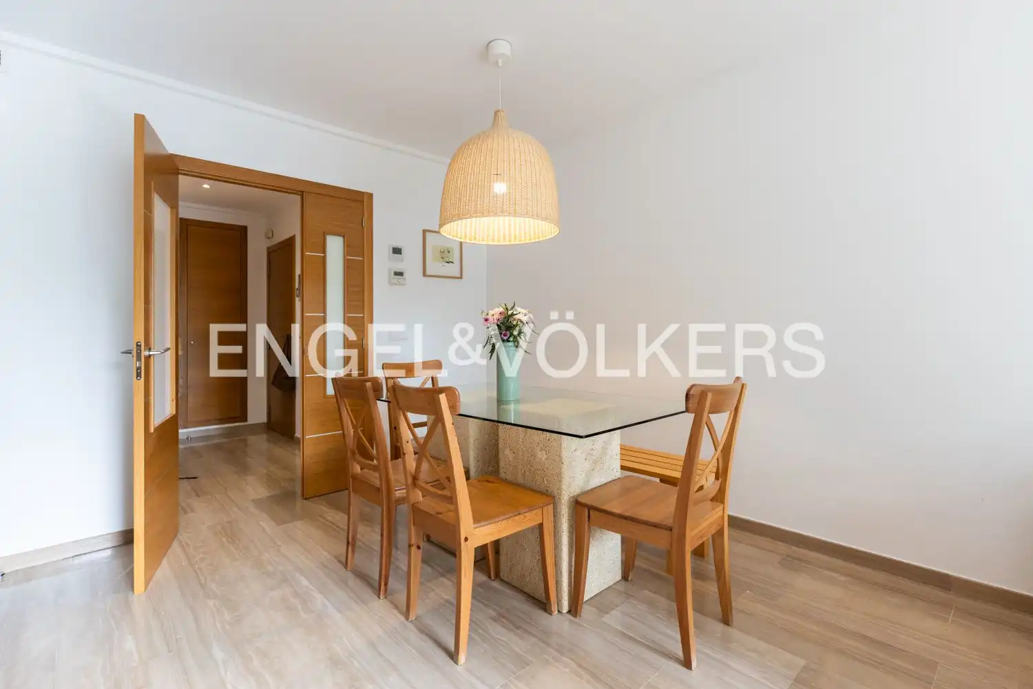 Comedor de Piso de alquiler en Jávea / Xàbia con Aire acondicionado, Calefacción y Jardín privado