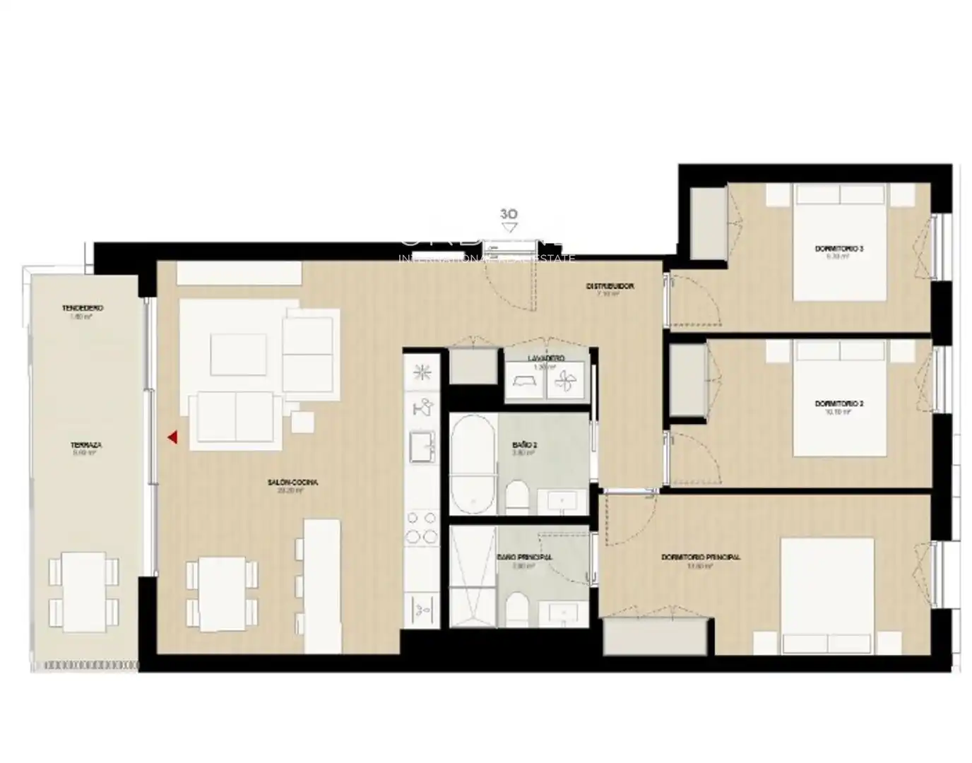 Flat with pool for sale in Vuit de Marc, imagen 15