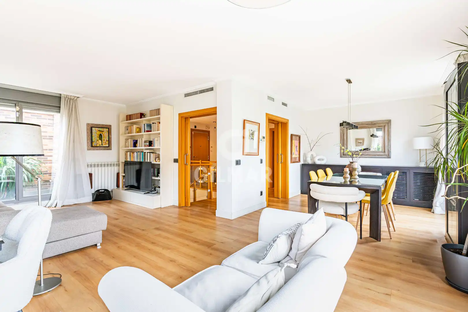 Wohnzimmer von Maisonette zum Verkauf in Madrid mit Heizung, Privatgarten und Abstellraum