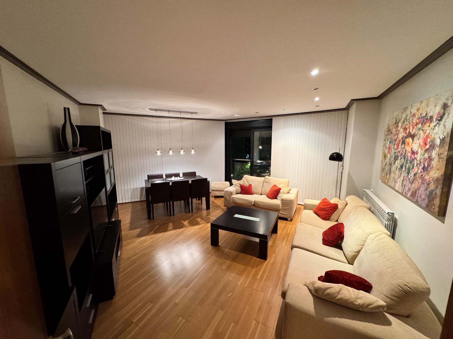 Living room of Flat to rent in Castellón de la Plana / Castelló de la Plana  with Air Conditioner, Heating and Furnished