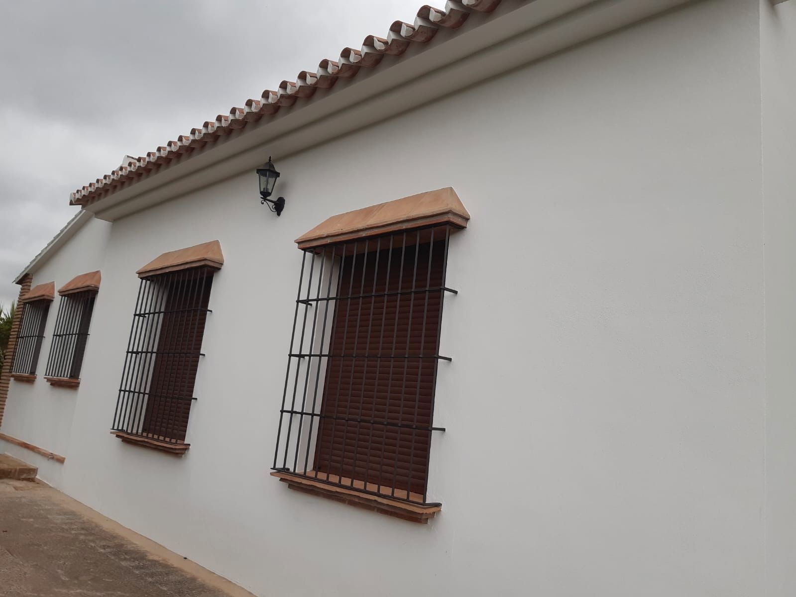 Vista exterior de Finca rústica de lloguer en Álora amb Aire condicionat, Terrassa i Piscina