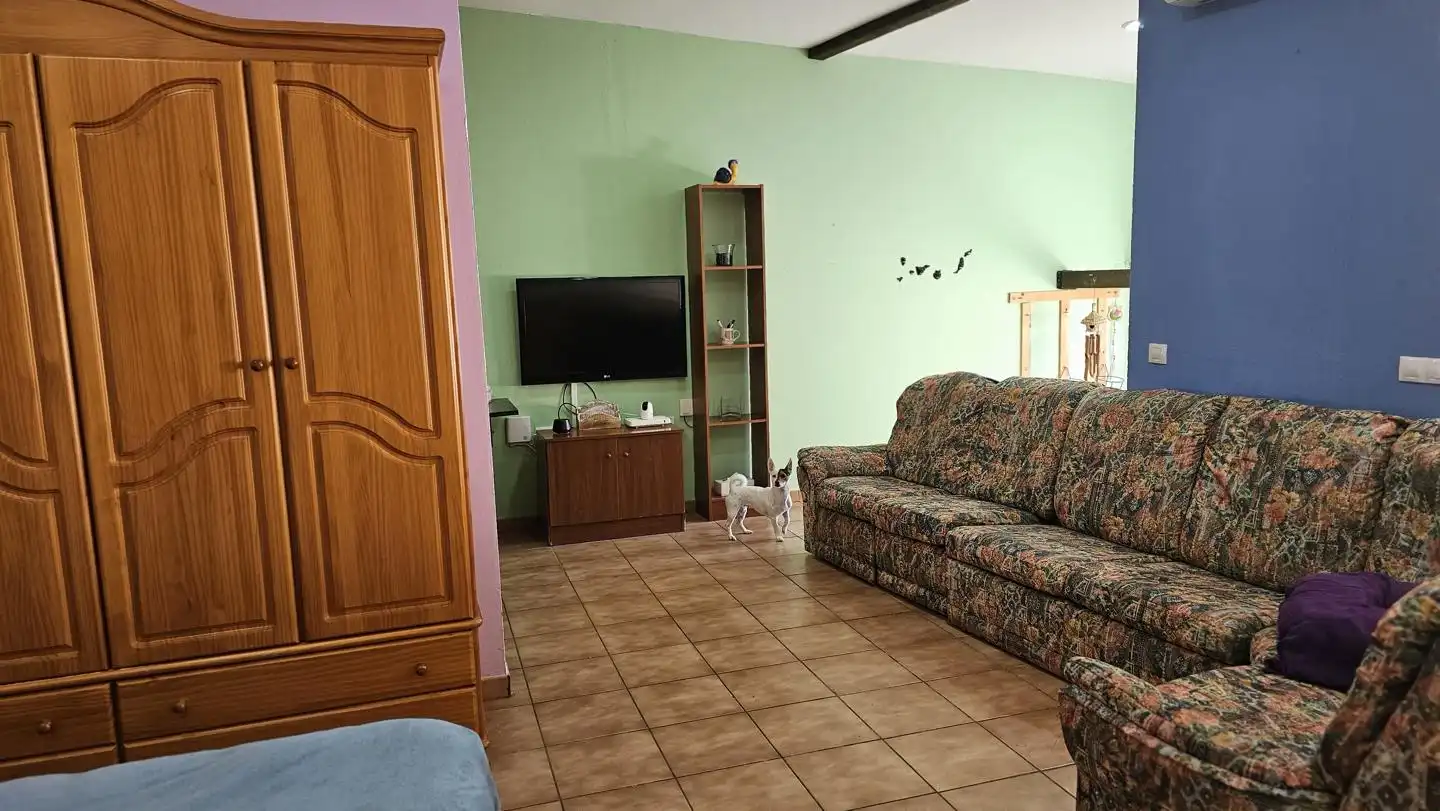 Sala d'estar de Casa o xalet en venda en Santa Lucía de Tirajana amb Jardí privat, Terrassa i Piscina