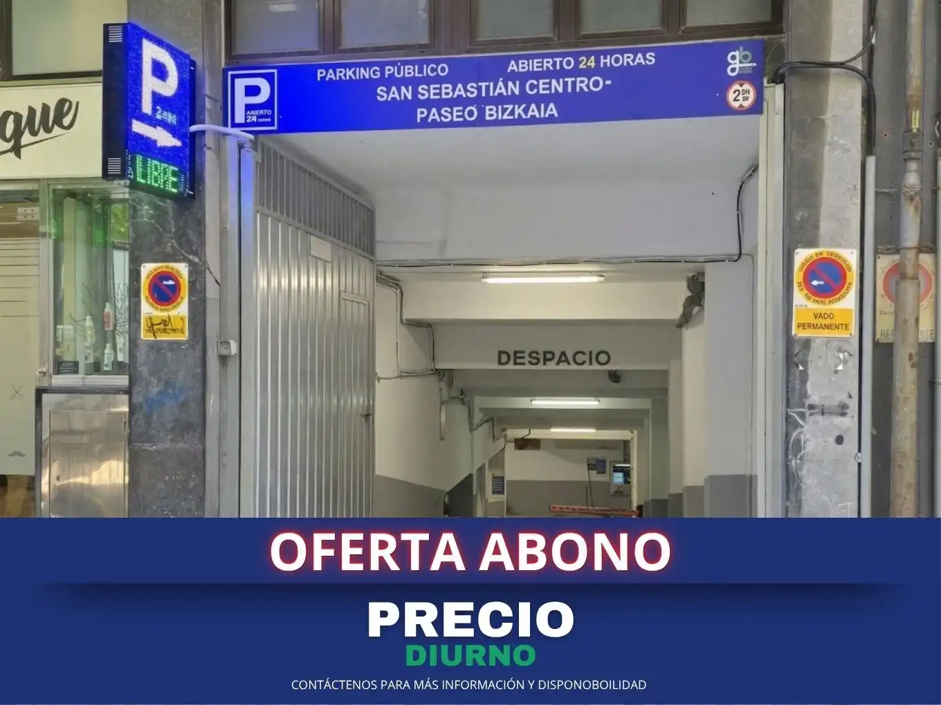 Parkplatz von Garage zur Miete in Donostia - San Sebastián  mit Alarm