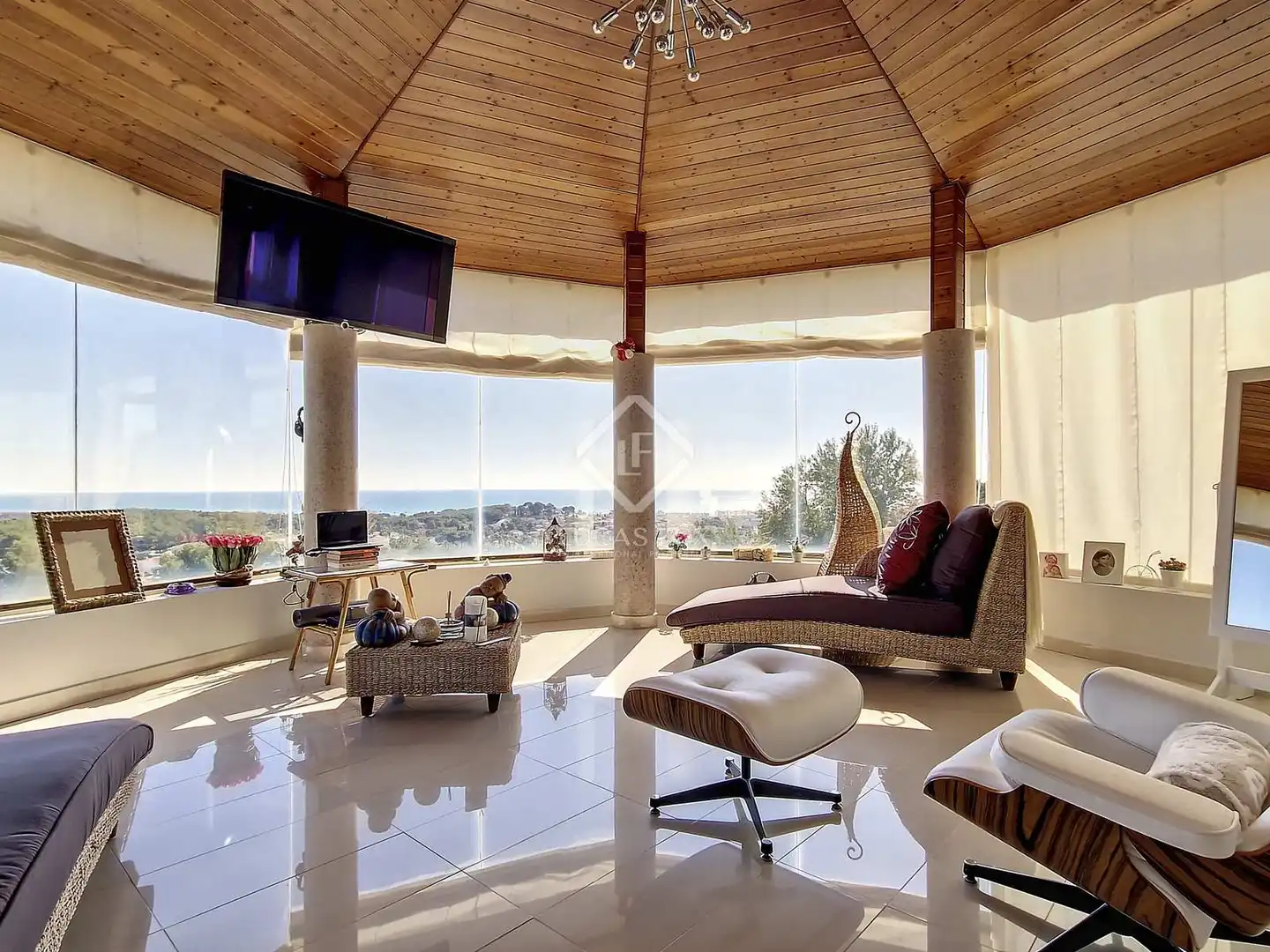 Sala de estar de Casa o chalet en venta en Cunit con Aire acondicionado, Calefacción y Jardín privado