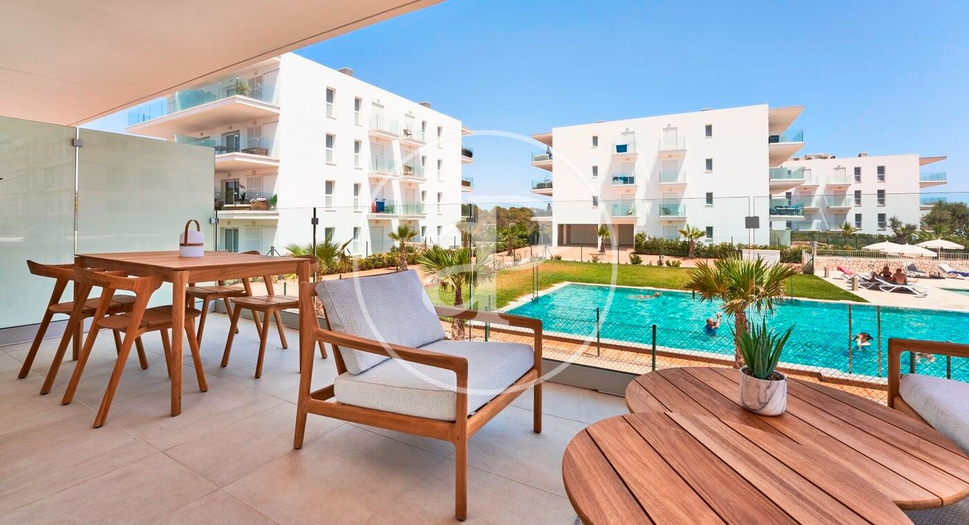 Terrace of Flat for sale in Santanyí  with Air Conditioner, Heating and Private garden