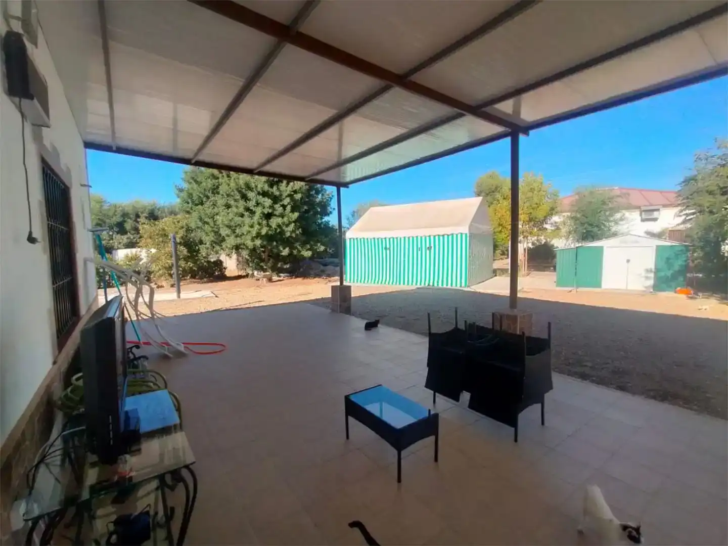 Terrassa de Finca rústica en venda en Marmolejo amb Aire condicionat i Piscina
