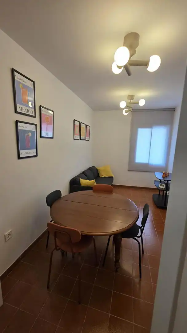Sala de estar de Piso de alquiler en Terrassa con Calefacción, Amueblado y Balcón