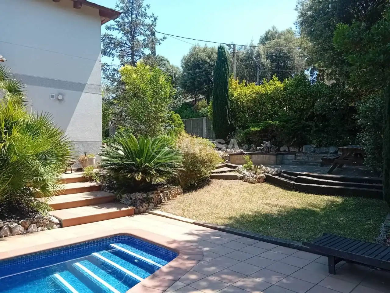 Garden of Houses for sale in Sant Pere de Vilamajor  with Air Conditioner, Heating and Private garden