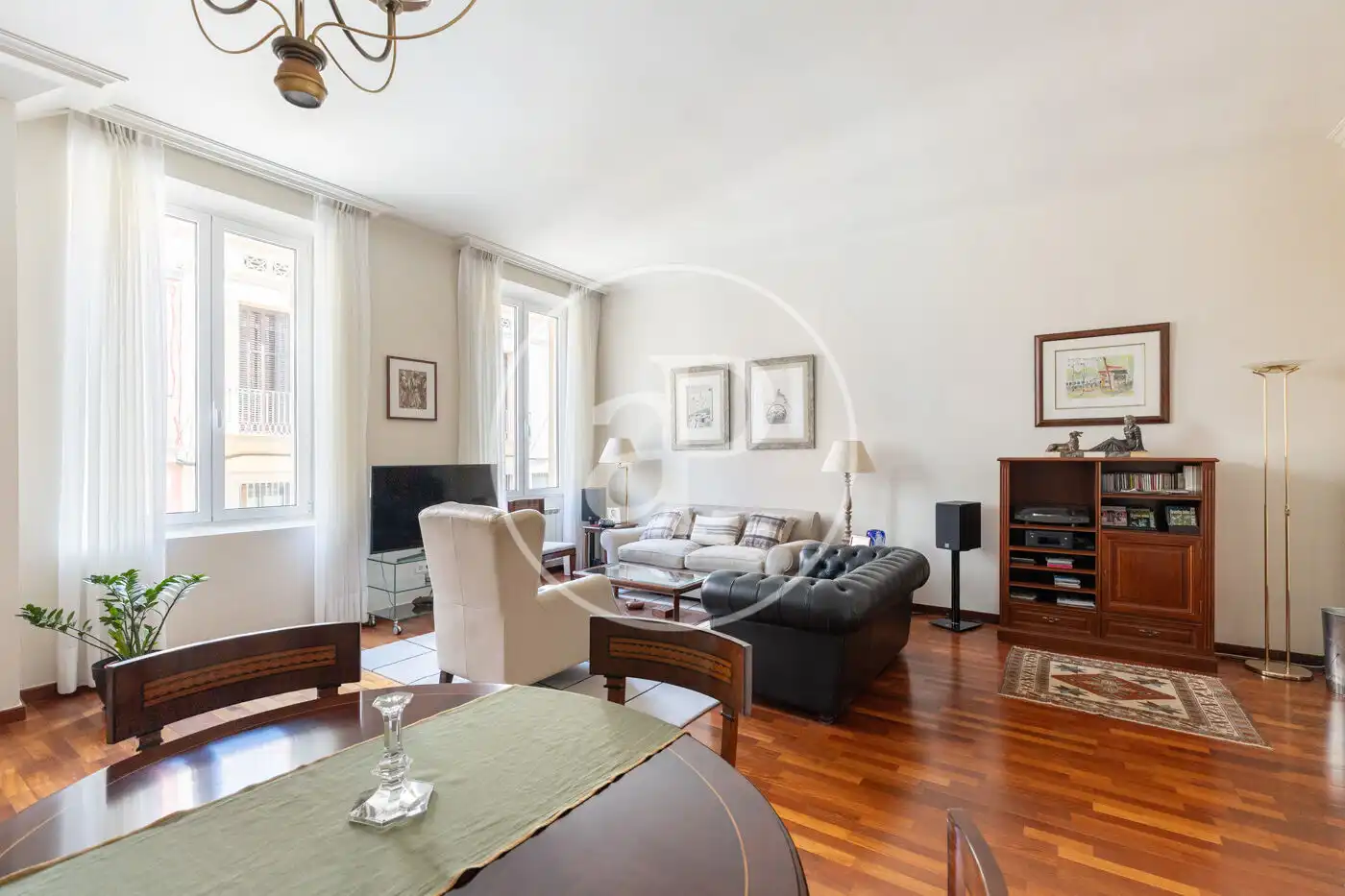 Sala de estar de Piso en venta en Barcelona con Calefacción y Terraza