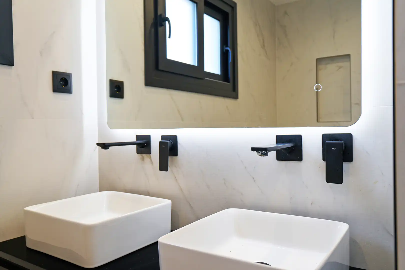 Badezimmer von Haus oder Chalet zum Verkauf in Mijas mit Heizung, Privatgarten und Terrasse
