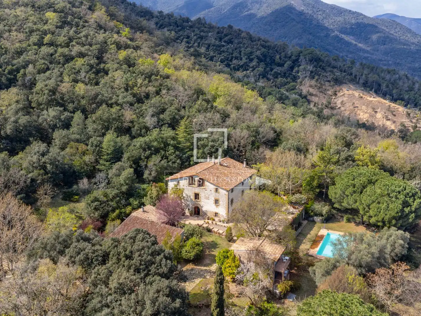 Exterior view of Country homes for sale in Anglès  with Air Conditioner, Private garden and Terrace