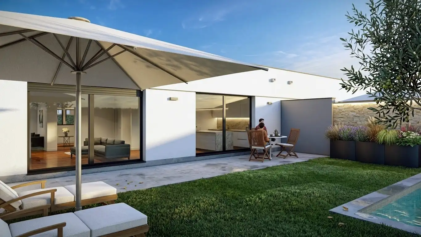 Terrasse von Haus oder Chalet zum Verkauf in Aranjuez mit Klimaanlage, Heizung und Privatgarten