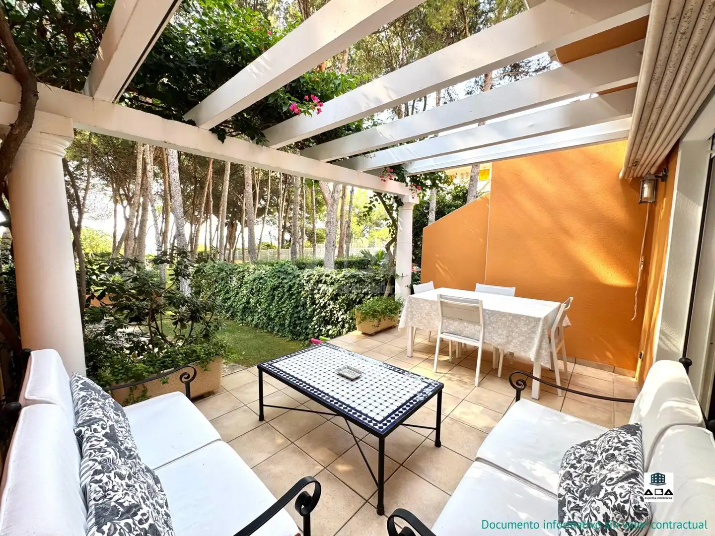 Garten von Einfamilien-Reihenhaus zum Verkauf in Alcalà de Xivert mit Klimaanlage, Privatgarten und Terrasse