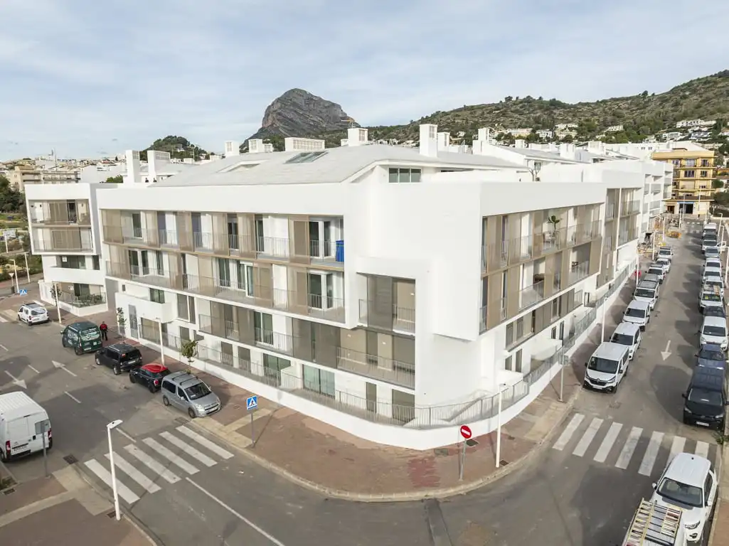 Vista exterior de Apartament en venda en Jávea / Xàbia amb Aire condicionat, Terrassa i Traster