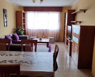 Living room of Flat for sale in Narón  with Parquet flooring, Terrace and Storage room