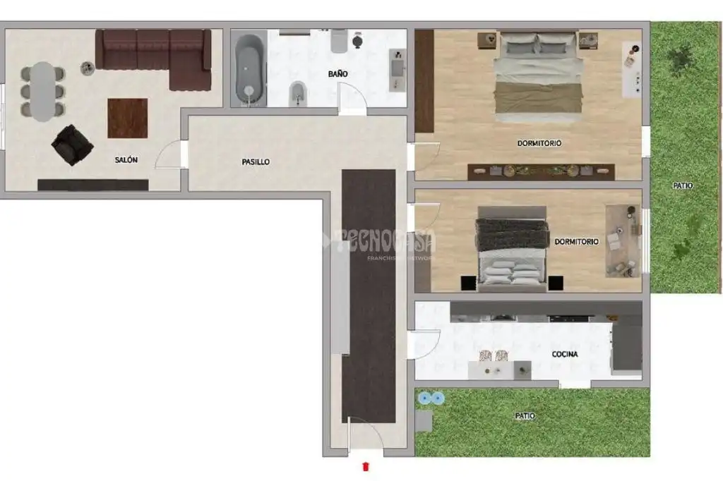 Wohnung zum Verkauf in Toledo mit Klimaanlage, Heizung und Terrasse